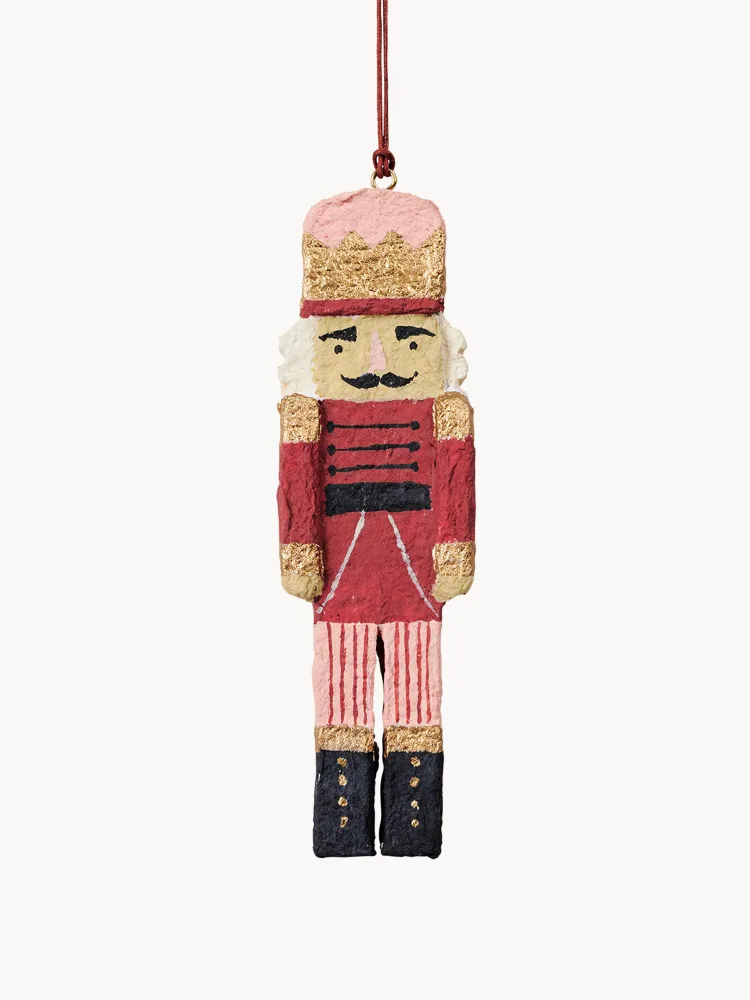 Broste Copenhagen Ёлочное украшение Fairy Tale из хлопковой массы, 4х15х1 см, разноцветный