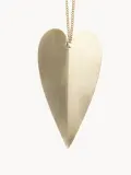 Ferm Living Набор ёлочных украшений Heart из латуни, 4 шт — фото 1