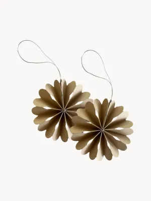 Cooee Design Набор праздничных украшений Flowers из бумаги, 2 шт