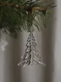 Cooee Design Набор ёлочных украшений Pinetree из бумаги, 2 шт, светло-бежевый — фото 3