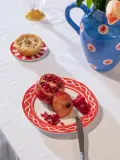 &klevering Тарелка для завтрака Festivo, красная с белым — фото 4