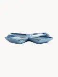 &klevering Блюдо Ribbon из доломита, синее с зелёным и тёмно-синим — фото 2