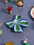 &klevering Блюдо Ribbon из доломита, синее с зелёным и тёмно-синим — фото 3