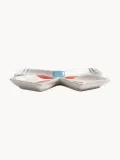 &klevering Блюдо Ribbon из доломита, молочно-белое с красным и синим — фото 2