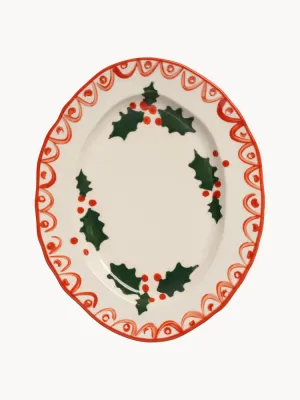 &klevering Блюдо Holly из фарфора, 27х22 см