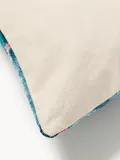 Les Ottomans Наволочка декоративная Velvety из бархата из шёлка и хлопка с круглым геометрическим узором — фото 2