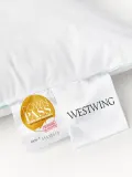 Westwing Collection Подушка для сна Premium трёхкамерная пухо-перьевая, мягкая, 40х80 см — фото 2