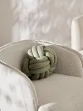 Westwing Collection Подушка декоративная Twist, шалфейная зелёная — фото 5