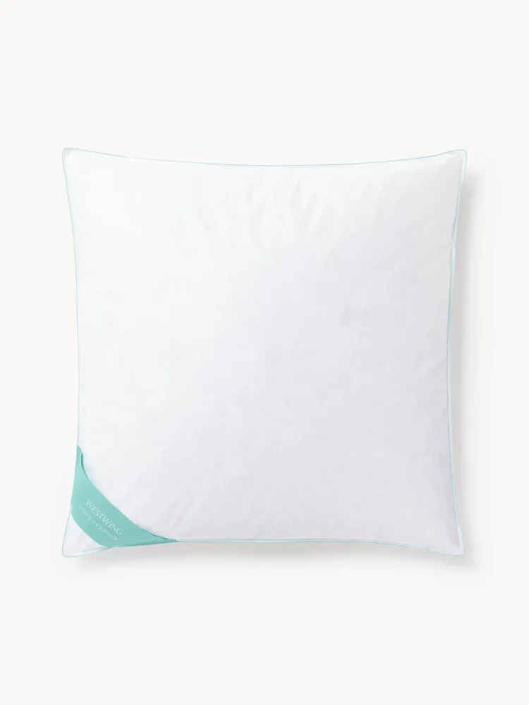 Westwing Collection Подушка для сна Comfort перо-пуховая, средней жёсткости, 80х80 см