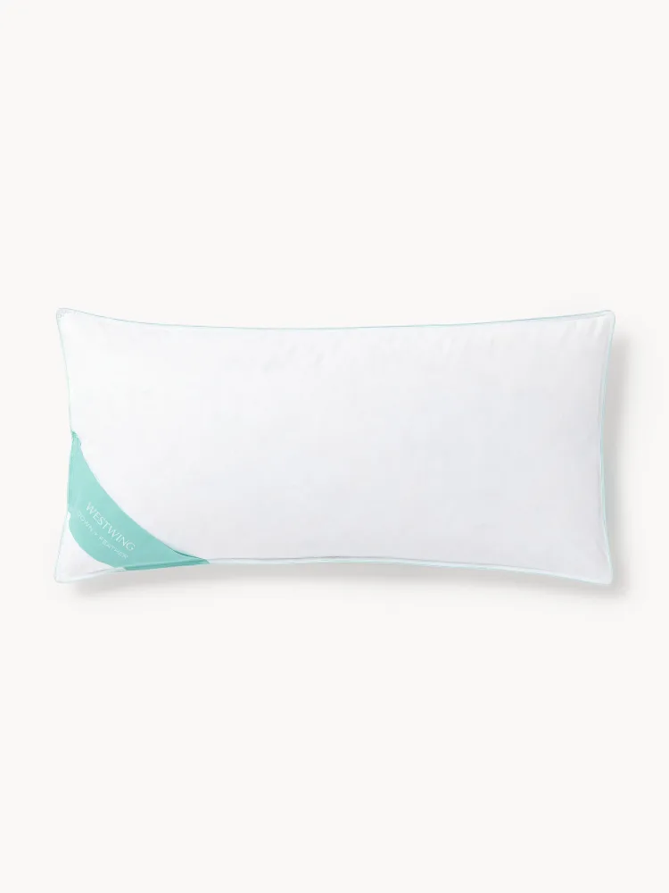 Westwing Collection Подушка для сна Comfort перо-пуховая, средней жёсткости, 40х80 см