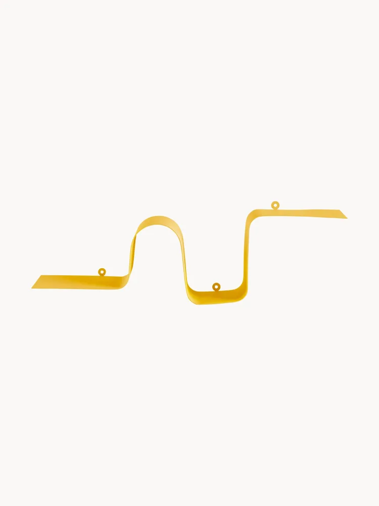 Jotex Полка настенная Caterpillar, жёлтая