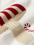 Westwing Collection Наволочка декоративная Porcini из хлопка с вышивкой в виде гриба, молочно-белая с рисунком в нескольких цветах — фото 4