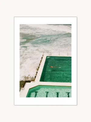 Poster and Frame Постер Bondi Icebergs