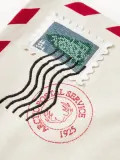 Westwing Collection Наволочка декоративная Wishes на молнии из хлопка, 30х50 см, кремово-белая с красным — фото 7