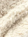 Westwing Collection Наволочка декоративная Teddy Dotty на молнии из плюша тедди, 30х70 см, кремово-белая — фото 3