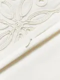 Westwing Collection Наволочка декоративная Celeste на молнии из хлопкового бархата, 60х60 см, кремово-белая — фото 5