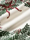 Westwing Collection Подушка декоративная Rosaline с несъёмным чехлом из хлопкового бархата, кремово-белая — фото 4