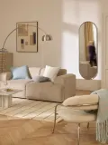 Westwing Collection Наволочка декоративная Taryn из льна с асимметричным низом — фото 6