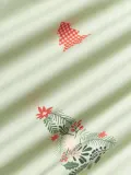 Westwing Collection Наволочка Pine, шалфейная зелёная с красным — фото 7