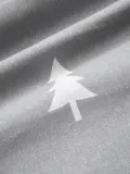 Westwing Collection Пододеяльник X-mas Tree фланелевый с ёлочками, светло-серый с белым — фото 5