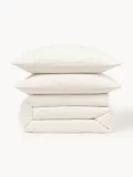 Westwing Collection Пододеяльник Annie из перкали с лиоцеллом, молочно-белый — фото 3
