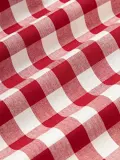 Westwing Collection Пододеяльник Nels из хлопка ренфорсе, красный с белым — фото 6