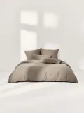 Westwing Collection Пододеяльник Airy из льна, бежевый — фото 7