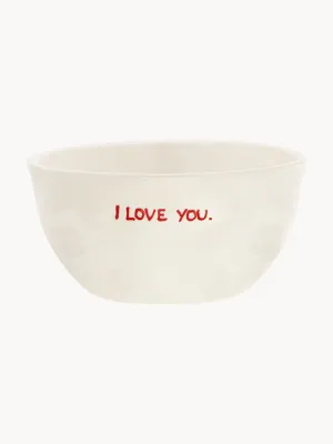 Anna + Nina Миска I Love You из керамики