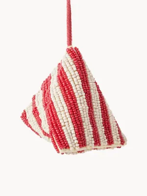 Broste Copenhagen Ёлочное украшение Sweets из стеклянных бусин, набор из 4 шт