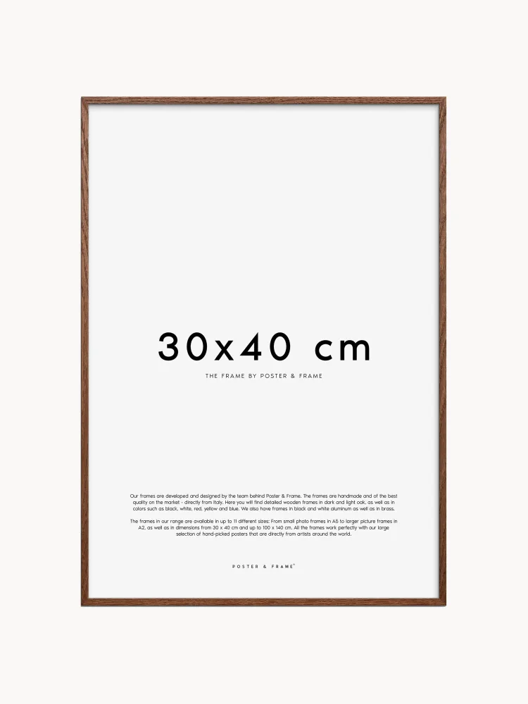 Poster and Frame Фоторамка Explore, обработанной маслом, с акриловым стеклом, тёмное
