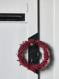 House Doctor Украшение новогоднее Winter в виде венка, диаметр 33 см, бордовый — фото 8