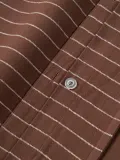 Westwing Collection Наволочка Noelle из фланели, тёмно-коричневая и белая — фото 7