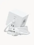AVOLT Удлинитель Square 1 с USB-C, кабель 180 см, белый — фото 5