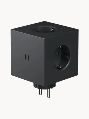 AVOLT Удлинитель-разветвитель Square 2, настенный монтаж, чёрный