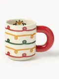 Westwing Collection Набор рождественских кружек Cutemas из фарфора, 4 предмета, 380 мл — фото 8