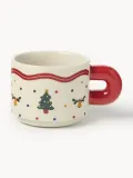 Westwing Collection Набор рождественских кружек Cutemas из фарфора, 4 предмета, 260 мл — фото 6