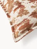 Westwing Collection Подушка декоративная Saveria, 60х60 см, терракотовая со светло-бежевым — фото 8