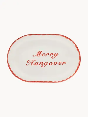Anna + Nina Блюдо Merry Hangover из каменной керамики