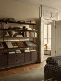 String Furniture Полка String System, комплект из 2 шт., тёмное дерево — фото 3