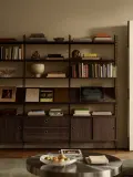 String Furniture Полка String System, комплект из 2 шт., тёмное дерево — фото 4