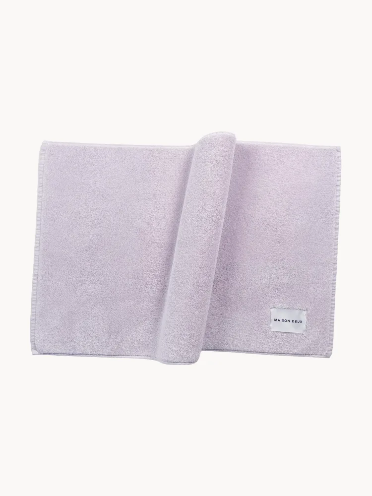 Maison Deux Коврик для ванной Solid Colour, лавандовый