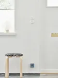 AVOLT Удлинитель-разветвитель Square 2, светло-голубой с серебристым — фото 3