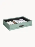 Bigso Box of Sweden Коробка для хранения документов Sverker, 44 x 31 x 9 см, шалфейно-зелёная, чёрная — фото 4