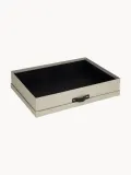 Bigso Box of Sweden Коробка для хранения документов Sverker, 44 x 31 x 9 см, бежевая, чёрная — фото 3