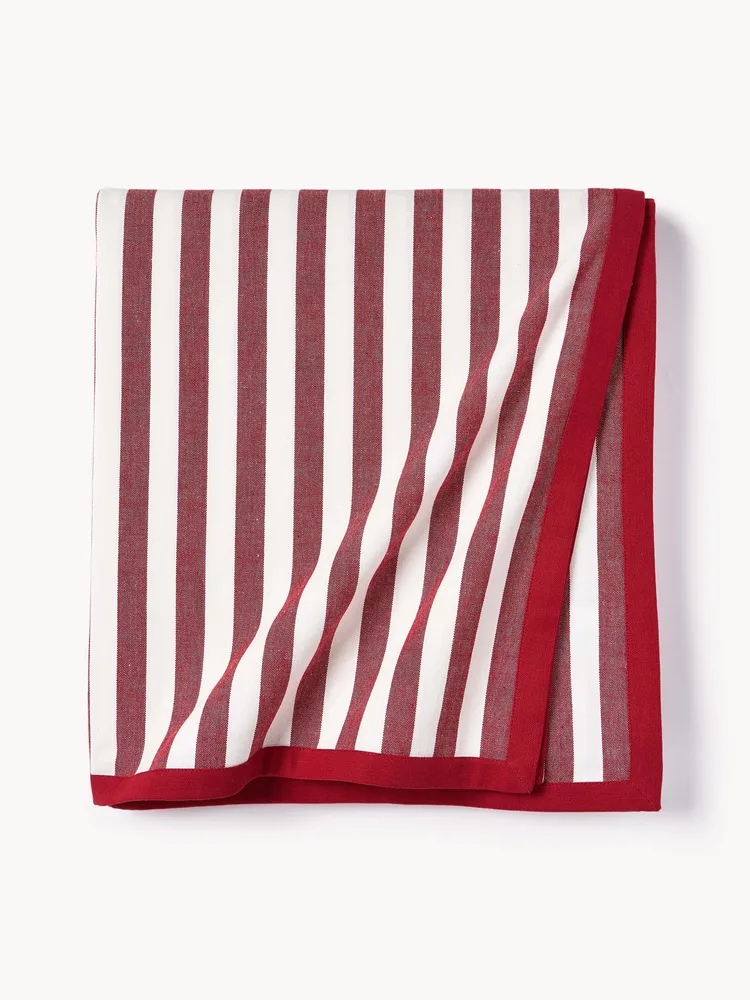 Westwing Collection Скатерть Amela, красная, белая
