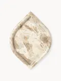 Westwing Collection Поднос декоративный Maba из мрамора, 30х30 см, высота 3 см, бежевый и светло-бежевый — фото 3