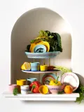 Serax Тарелка для завтрака Feast, 19 см, солнечно-жёлтая с красным — фото 6