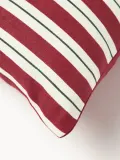 Westwing Collection Наволочка декоративная Talvi из хлопка с вышивкой, красная с молочно-белым и тёмно-зелёным — фото 3