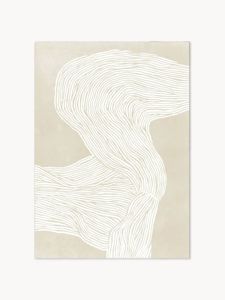Poster and Frame Постер The Line No. 08