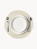 Westwing Collection Салфетки сервировочные круглые Tola, молочно-белые — фото 2